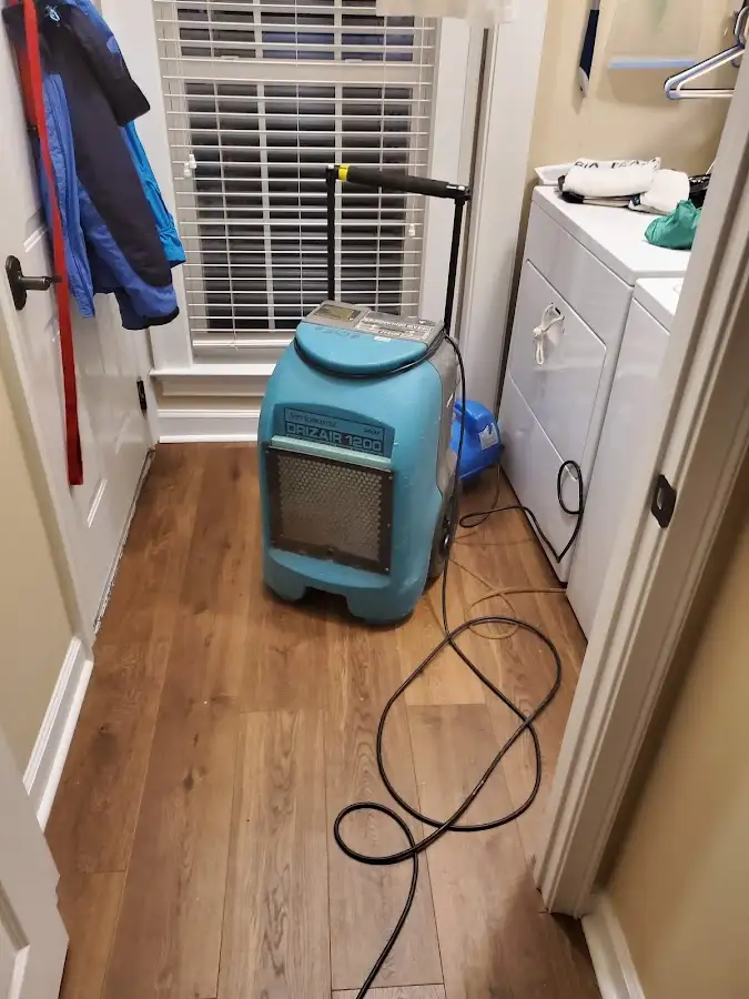 Commercial dehumidifier deployed for Flood Damage Cleanup in Scottsboro